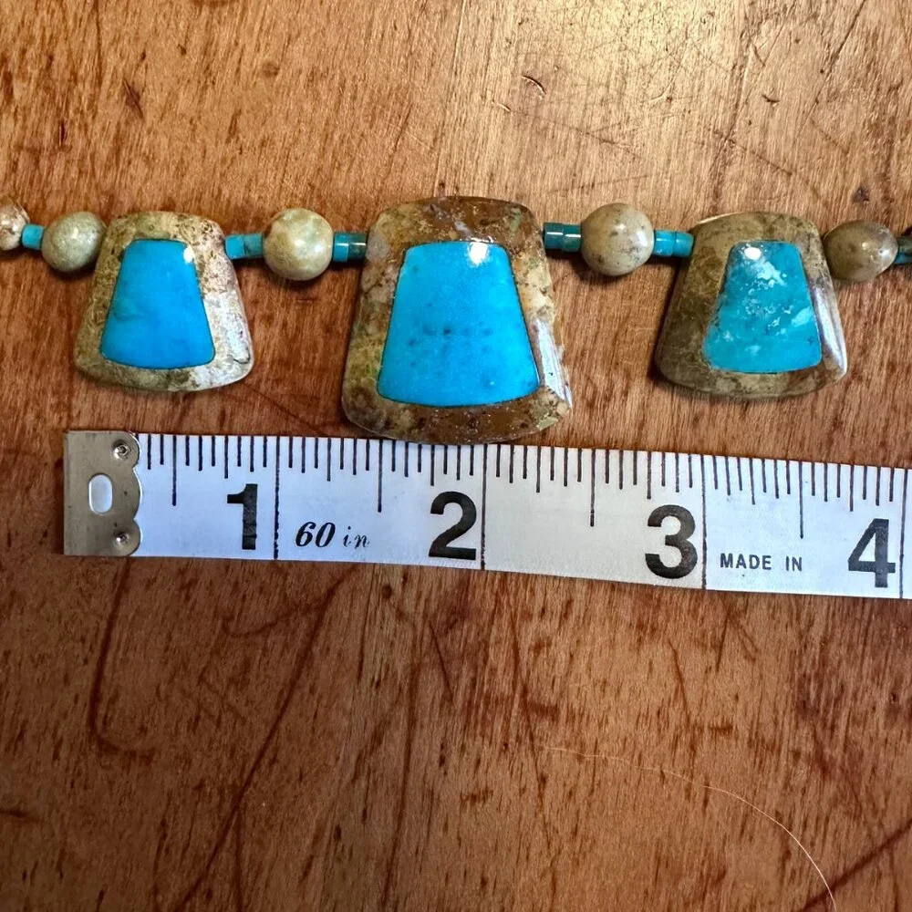 NWT | Jay King Turquoise & Jasper Necklace | Sterling Silver | 18-21” (269) - Picture 13 of 13
